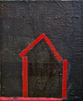 Facade, Olie &amp;amp; acryl op doek, 2012, 30 x 24 cm