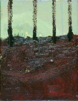 Zonder titel, 2002, Olie, hoogglanslak op doek 24 x 18 cm