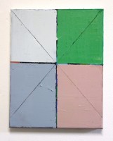 Zonder titel, Olie &amp;amp; acryl op doek, 2017, 24 x 30 cm