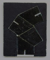 Zonder titel, olie/acryl/mixed media op paneel, 2016, 30 x 24 cm
